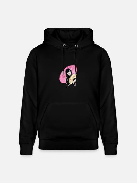 Sakura - Heavyweight Unisex Hoodie CRUISER by Stanley/Stella - black