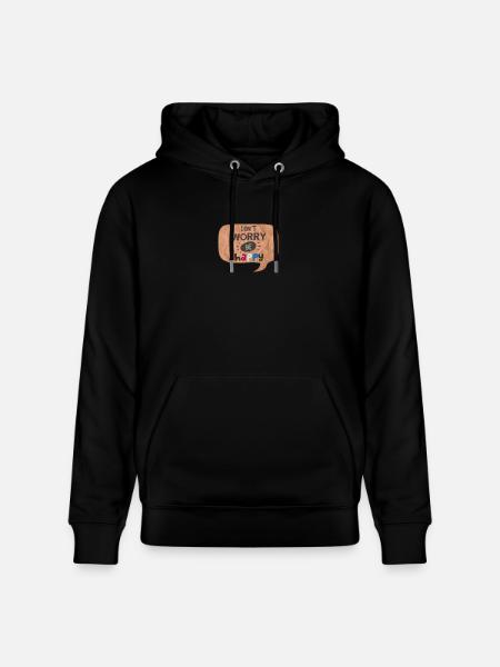 Happy thoughts - Heavyweight Unisex Hoodie CRUISER by Stanley/Stella - black