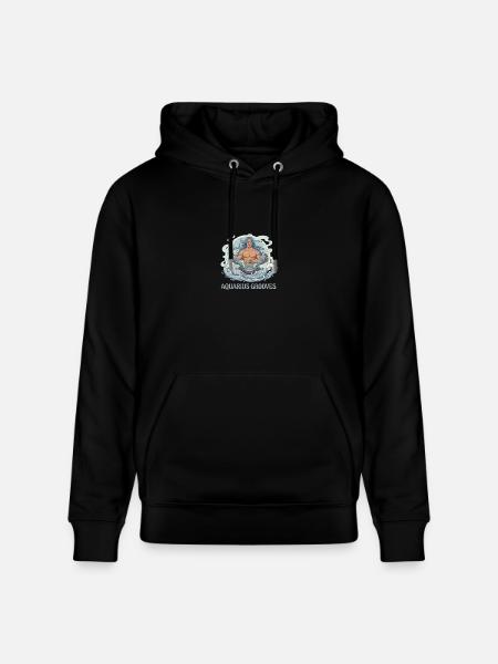 Aquarius pan - Heavyweight Unisex Hoodie CRUISER by Stanley/Stella - black