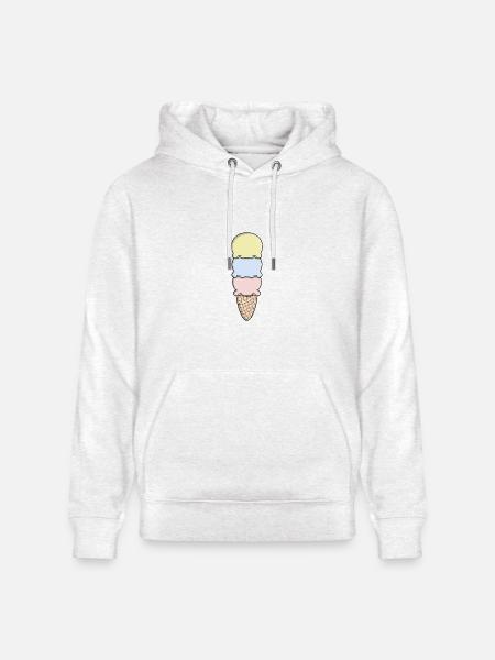 Sweet Dreams and Good Days - Heavyweight Unisex Hoodie CRUISER by Stanley/Stella - light heather gray