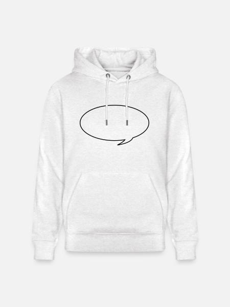 Speech bubble - Heavyweight Unisex Hoodie CRUISER by Stanley/Stella - light heather gray