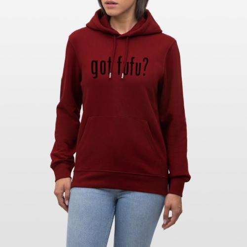 gotfufu-black - Heavyweight Unisex Hoodie CRUISER by Stanley/Stella