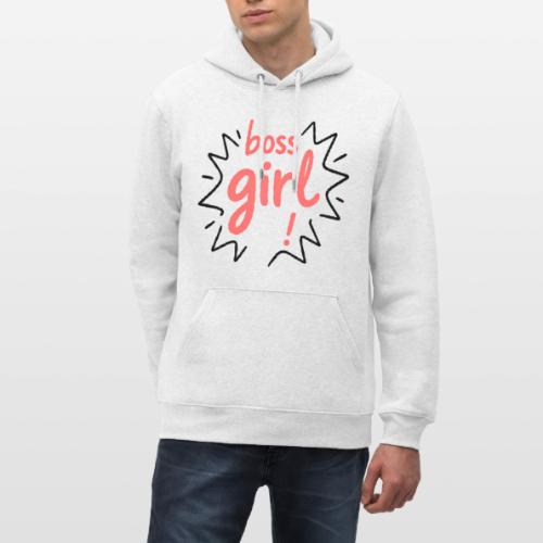 Boss Girl Bold Feminist Statement - Heavyweight Unisex Hoodie CRUISER by Stanley/Stella