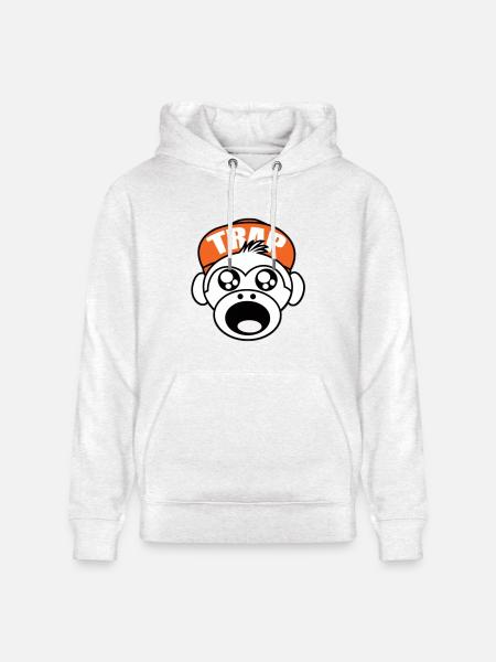 Trap Monkey - Heavyweight Unisex Hoodie CRUISER by Stanley/Stella - light heather gray