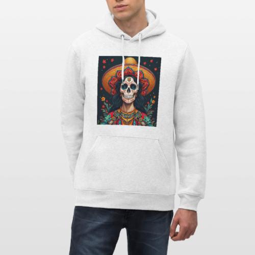 Charra Skull Art | Traditional Mexican Design - Heavyweight Unisex Hoodie CRUISER by Stanley/Stella