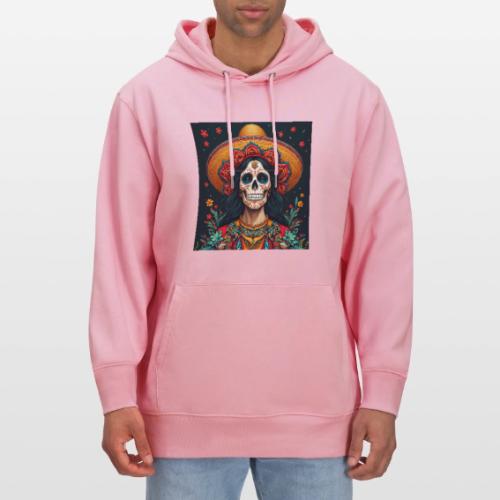 Charra Skull Art | Traditional Mexican Design - Heavyweight Unisex Hoodie CRUISER by Stanley/Stella