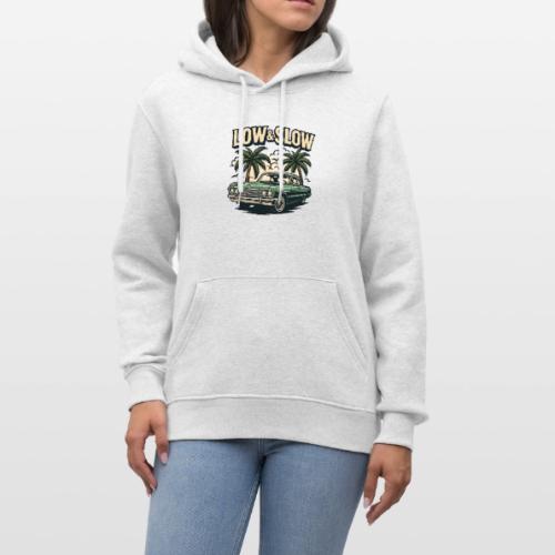 Classic Lowrider Car | Low & Slow Retro T-Shirt - Heavyweight Unisex Hoodie CRUISER by Stanley/Stella