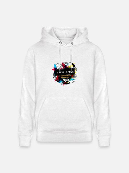CREW LEADER - Heavyweight Unisex Hoodie CRUISER by Stanley/Stella - light heather gray