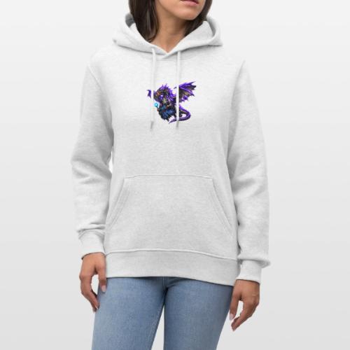 Neon Dragon and Battle Mage - Heavyweight Unisex Hoodie CRUISER by Stanley/Stella