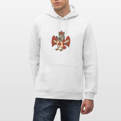 Maple-Mad Wolfbird – Quirky Canadian Creature - Heavyweight Unisex Hoodie CRUISER by Stanley/Stella