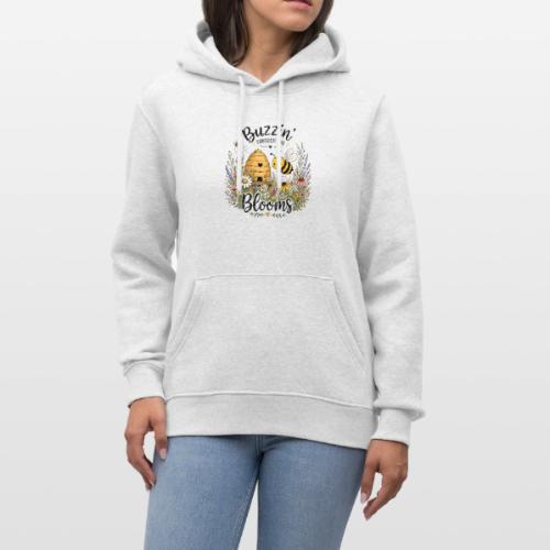 Buzzin' Through The Blooms - Heavyweight Unisex Hoodie CRUISER by Stanley/Stella
