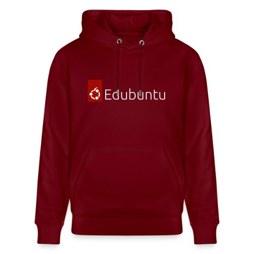 Edubuntu Logo 2023 - White - Heavyweight Unisex Hoodie CRUISER by Stanley/Stella