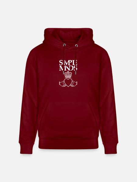 Simple Minds - Heavyweight Unisex Hoodie CRUISER by Stanley/Stella - burgundy