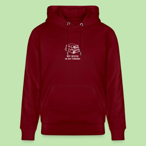 book lover t-shirt, book day shirt, my book is my - Heavyweight Unisex Hoodie CRUISER by Stanley/Stella