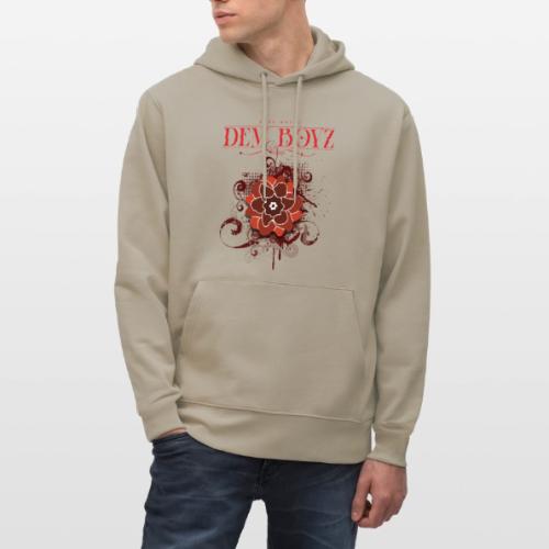 Flower Splash Reds - Heavyweight Unisex Hoodie CRUISER by Stanley/Stella