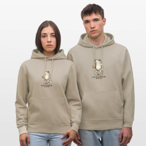 Weird Stuff Frog Coffee Humor - Heavyweight Unisex Hoodie CRUISER by Stanley/Stella