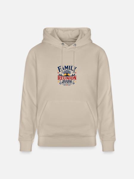 Family Reunion 2026 Emblem Design - Heavyweight Unisex Hoodie CRUISER by Stanley/Stella - dust