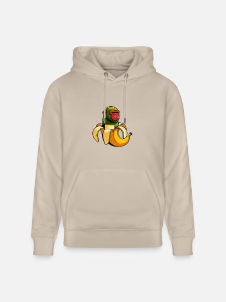 Chimpanzini Bananini Italian Brainrot Meme Art - Heavyweight Unisex Hoodie CRUISER by Stanley/Stella - dust