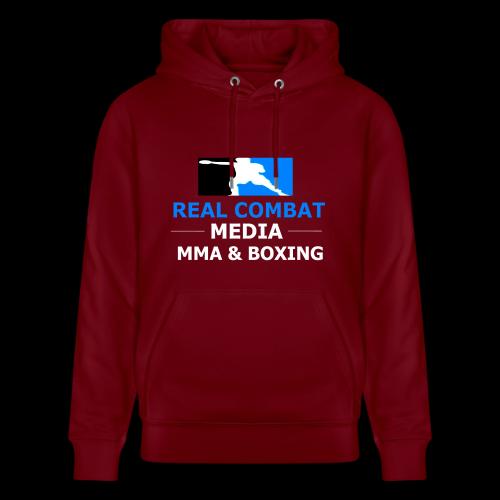 RCM MMA & BOXING Light Blue White Text - Heavyweight Unisex Hoodie CRUISER by Stanley/Stella