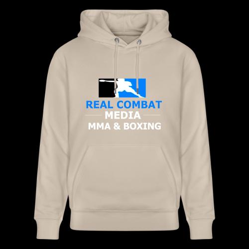 RCM MMA & BOXING Light Blue White Text - Heavyweight Unisex Hoodie CRUISER by Stanley/Stella