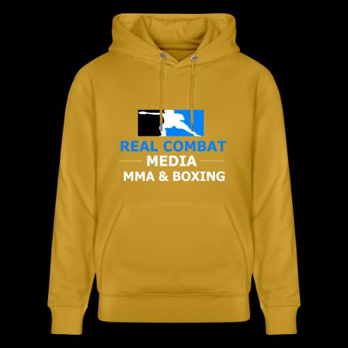 RCM MMA & BOXING Light Blue White Text - Heavyweight Unisex Hoodie CRUISER by Stanley/Stella