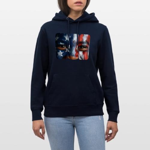 USA: Three Panels of Pride - Heavyweight Unisex Hoodie CRUISER by Stanley/Stella