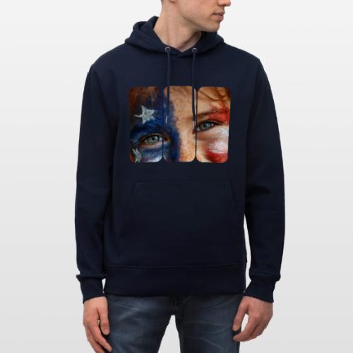 USA: Patriot Gaze - Heavyweight Unisex Hoodie CRUISER by Stanley/Stella
