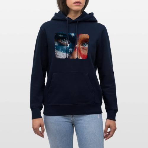 USA: Star-Spangled Glance - Heavyweight Unisex Hoodie CRUISER by Stanley/Stella