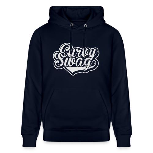 Curvy Swag Reversed Out Design - Heavyweight Unisex Hoodie CRUISER by Stanley/Stella