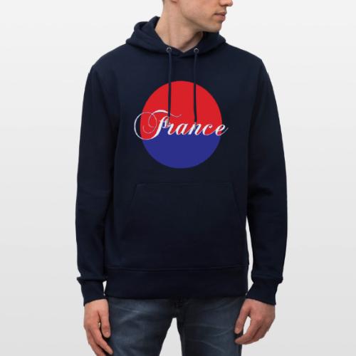 France Tricolore Circle - Heavyweight Unisex Hoodie CRUISER by Stanley/Stella