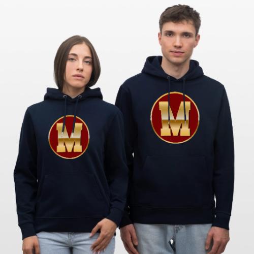 Letter M – Capital Varsity Alphabet Monogram - Heavyweight Unisex Hoodie CRUISER by Stanley/Stella