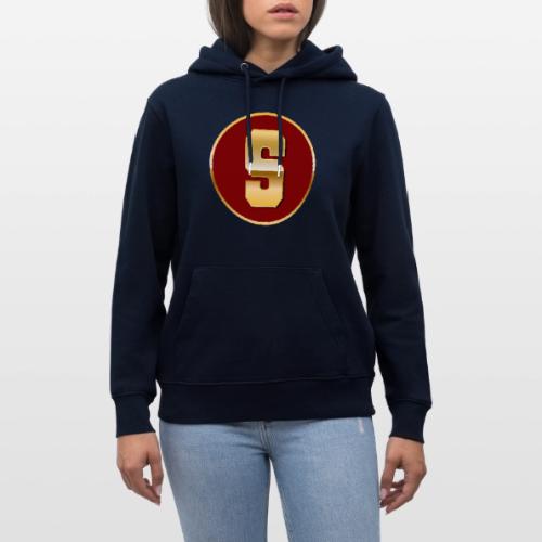 Letter S – Capital Varsity Alphabet Monogram - Heavyweight Unisex Hoodie CRUISER by Stanley/Stella