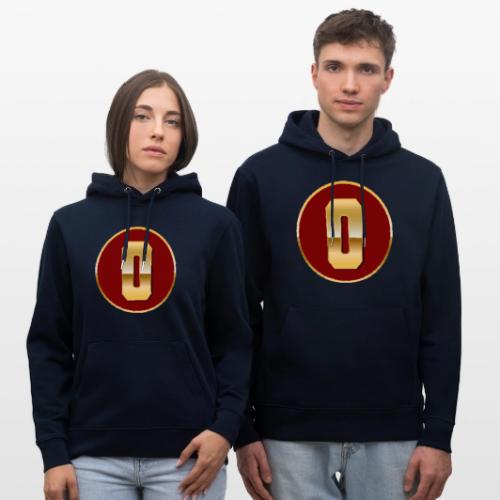 Letter O – Capital Varsity Alphabet Monogram - Heavyweight Unisex Hoodie CRUISER by Stanley/Stella