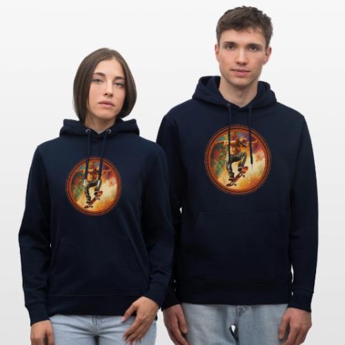 Skateboarding Mode On - Heavyweight Unisex Hoodie CRUISER by Stanley/Stella