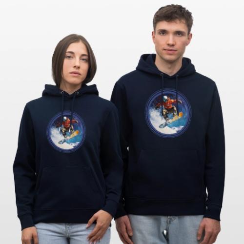 Snowboarding Rush - Heavyweight Unisex Hoodie CRUISER by Stanley/Stella
