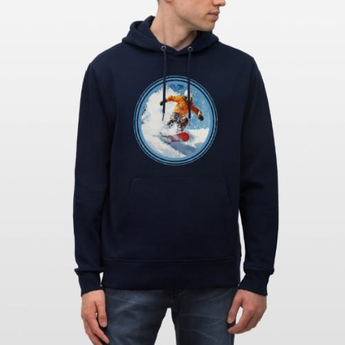 Snowboarding Edge - Heavyweight Unisex Hoodie CRUISER by Stanley/Stella