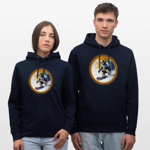 Snowboarding Dreams - Heavyweight Unisex Hoodie CRUISER by Stanley/Stella