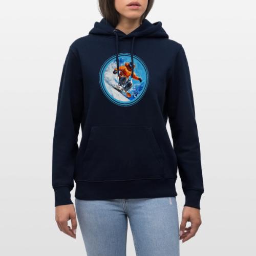 Snowboarding Motion - Heavyweight Unisex Hoodie CRUISER by Stanley/Stella