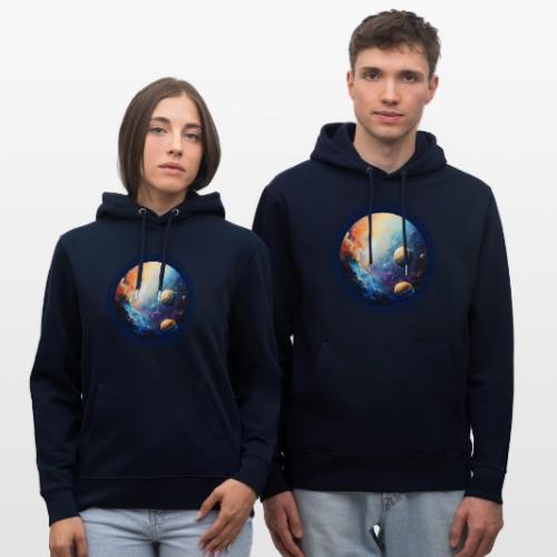 Nebula of Planets - Heavyweight Unisex Hoodie CRUISER by Stanley/Stella