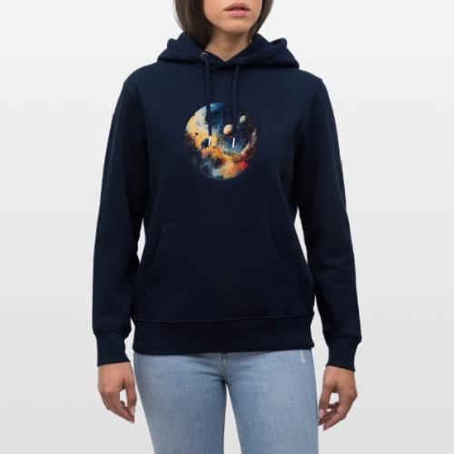 Chaotic Color Planets - Heavyweight Unisex Hoodie CRUISER by Stanley/Stella