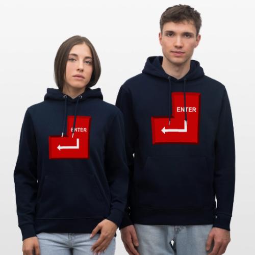 Just Press Enter - Heavyweight Unisex Hoodie CRUISER by Stanley/Stella