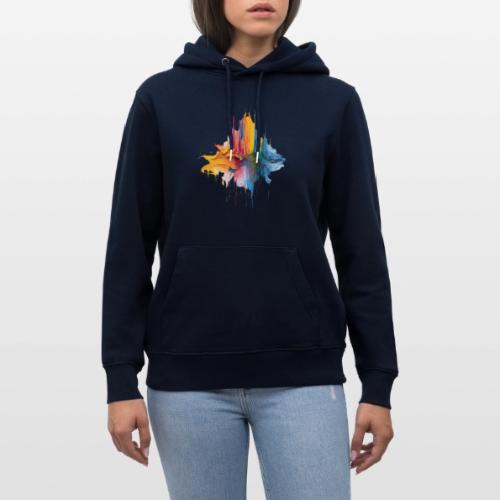 Impasto Spectrum - Heavyweight Unisex Hoodie CRUISER by Stanley/Stella