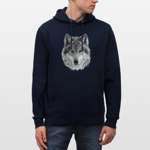 Frost-Eyed Alpha - Heavyweight Unisex Hoodie CRUISER by Stanley/Stella