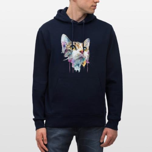 Chromatic Cat Splash - Heavyweight Unisex Hoodie CRUISER by Stanley/Stella