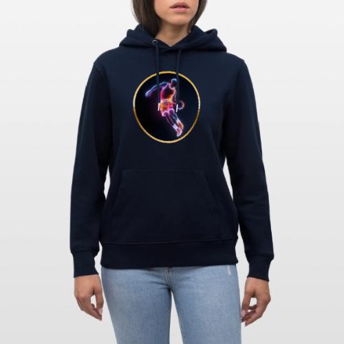 Neon Basketball Player - Heavyweight Unisex Hoodie CRUISER by Stanley/Stella