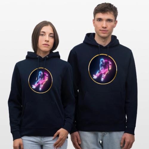 Hockey: Neon Ice Striker - Heavyweight Unisex Hoodie CRUISER by Stanley/Stella
