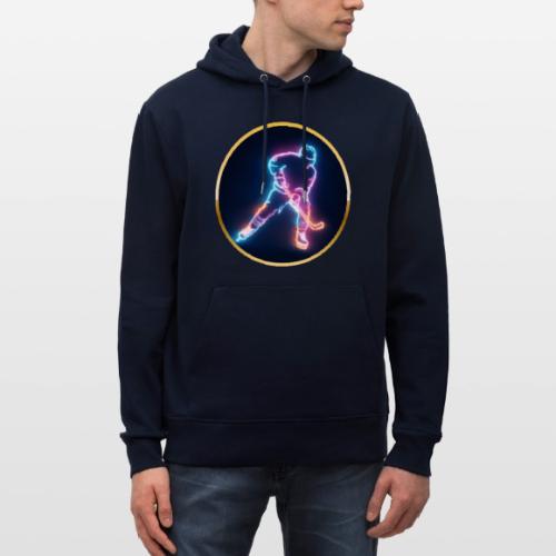 Golden Neon Hockey - Heavyweight Unisex Hoodie CRUISER by Stanley/Stella