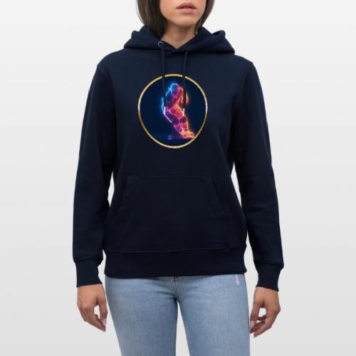 Hockey: Neon Hockey Sketch - Heavyweight Unisex Hoodie CRUISER by Stanley/Stella