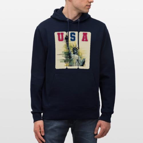 Art illustration of the Statue of Liberty - Heavyweight Unisex Hoodie CRUISER by Stanley/Stella