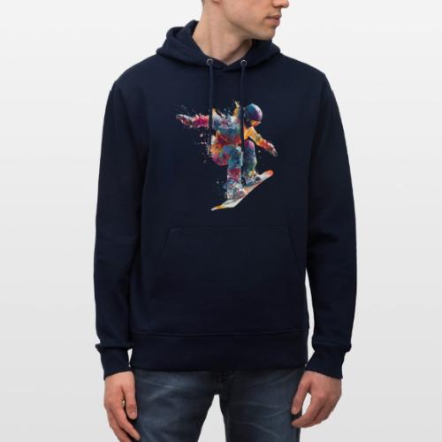 Snowboarding: Frozen Flight - Heavyweight Unisex Hoodie CRUISER by Stanley/Stella